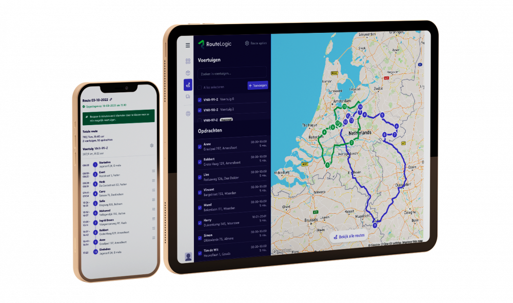 Duurzaamheid routeplanner