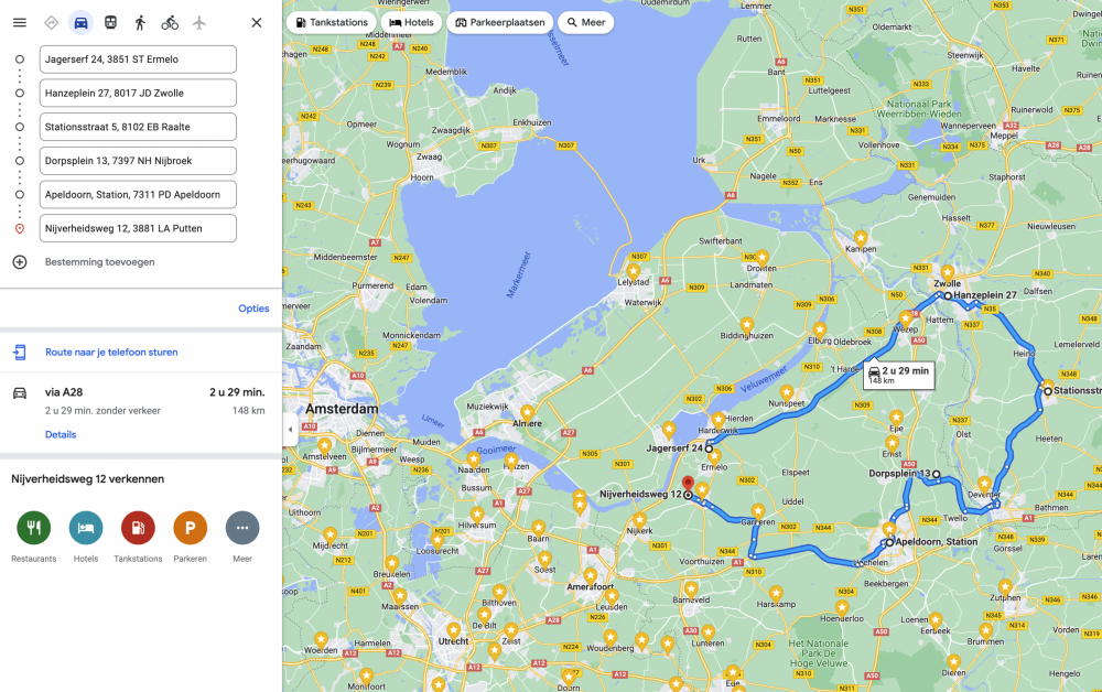 Google Maps werkt niet